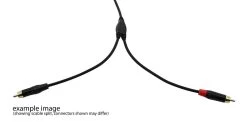 TRS Jack To Dual RCA Cable - Insert Y Cable - 2m -Music Equipment Store SC 1 4 ST 2xRCA 2m 2