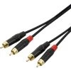 Dual RCA To RCA Analog Audio Cable - 1m 1 Dual RCA To RCA Analog Audio Cable - 1m -Music Equipment Store SC 2xRCA 2xRCA 1m