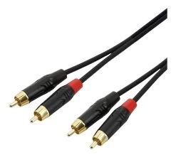 Dual RCA To RCA Analog Audio Cable - 1m