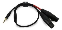 Dual XLR(f) To 3.5mm TRS - Stereo XLR Signal Combiner - 30cm -Music Equipment Store SC MiniJack 2xXLR F 30cm 2