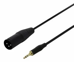 3.5mm TRS To XLR(m) - Microphone Cable For 3.5mm Balanced Outputs - 150cm