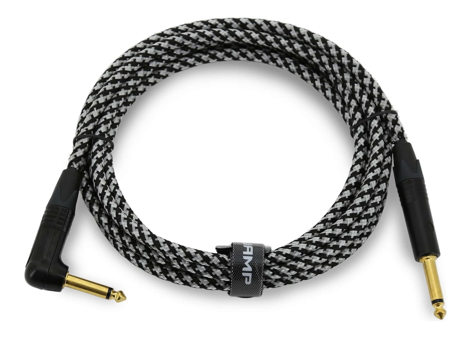 SWAMP Pro-Line Series Guitar Lead - Braided Jacket - Right Angle - 5m 4 SWAMP Pro-Line Series Guitar Lead - Braided Jacket - Right Angle - 5m - Image 2