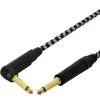 SWAMP Pro-Line Series Guitar Lead - Braided Jacket - Right Angle - 5m