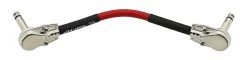 SWAMP Guitar Effect Pedal Patch Cable - Pancake Jack Connector - 20cm - Red