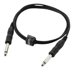 SWAMP 1/4" Slim-Line Patching TS Cable - BLACK - 50cm