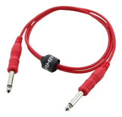 SWAMP 1/4" Slim-Line Patching TS Cable - RED - 50cm