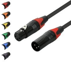 SWAMP Colour Coded Balanced XLR Cable - 1m