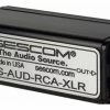 SESCOM AUD-RCA-XLR 1-Channel RCA To XLR Unbalanced To Balanced Audio Converter