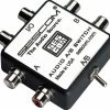 SESCOM SES-AUDIO-AB RCA Stereo Audio MP3 IPod FLAC WMA A/B Source Switch
