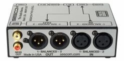 SESCOM SES-ON-THE-LEVEL RCA To XLR Audio Level Converter With Level Controls -Music Equipment Store SES ON THE LEVEL 2