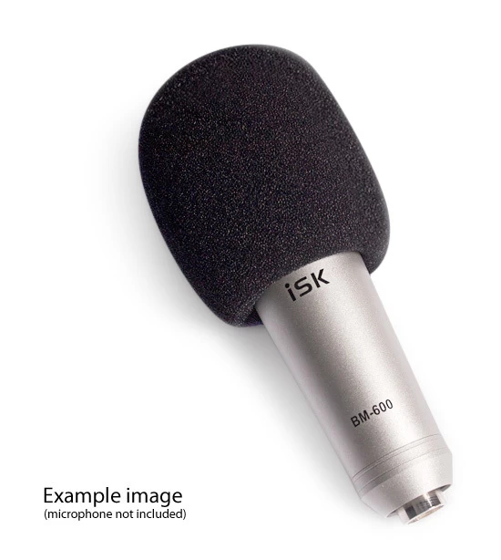 ISK W-10 Microphone Wind Screen / Sock - Large Mic 4 ISK W-10 Microphone Wind Screen / Sock - Large Mic - Image 2