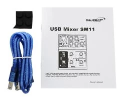 SWAMP 3 Channel Mixer Audio Interface - 1 Mic Preamp - USB Record / Playback -Music Equipment Store SM11 4