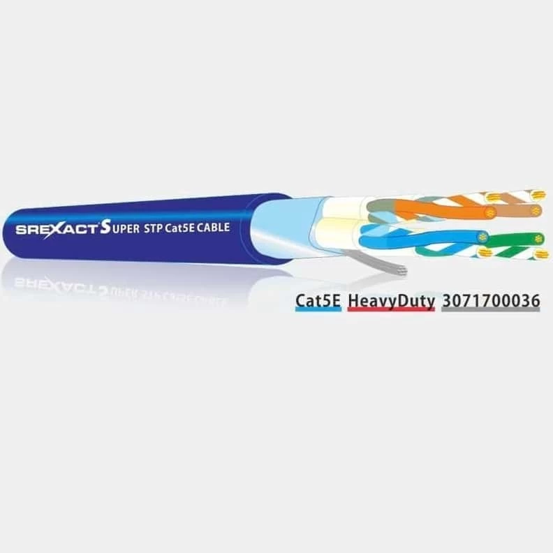 SWAMP Heavy Duty STP Cat5e Ethernet Network Patch Cable - 50m Roll 4 SWAMP Heavy Duty STP Cat5e Ethernet Network Patch Cable - 50m Roll - Image 2