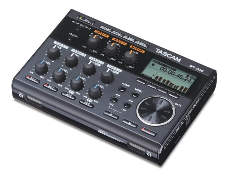 TASCAM DP-006 6-Track Digital Pocketstudio Multi-Track Recorder 4 TASCAM DP-006 6-Track Digital Pocketstudio Multi-Track Recorder - Image 2