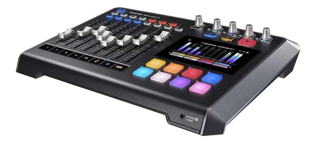 Tascam Mixcast 4 Integrated Podcast Mixer With Recorder And USB Audio Interface 8 Tascam Mixcast 4 Integrated Podcast Mixer With Recorder And USB Audio Interface - Image 6