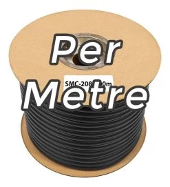 SWAMP SMC-208 Stage Series BLACK Microphone Cable - Per Metre