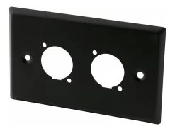 SWAMP TWR2-B Wall Plate - Dual Panel Mount Connector