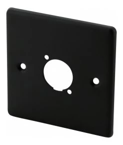 SWAMP TWS1-B Square Wall Plate - Single Panel Mount Connector