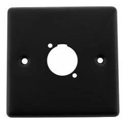 SWAMP TWS1-B Square Wall Plate - Single Panel Mount Connector -Music Equipment Store TWS1 B 4