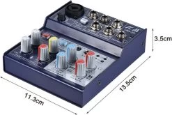 ICM UM-35 4-Channel Mixing Console USB Recording Interface - Black 11 ICM UM-35 4-Channel Mixing Console USB Recording Interface - Black -Music Equipment Store UM 35 BK 3