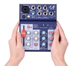 ICM UM-36 4-Channel Mini Mixing Console USB Recording Interface - Blue -Music Equipment Store UM 36 p