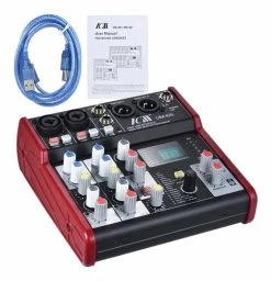 ICM UM-66 4-Channel Mixing Console USB Audio Interface -Music Equipment Store UM 66 3