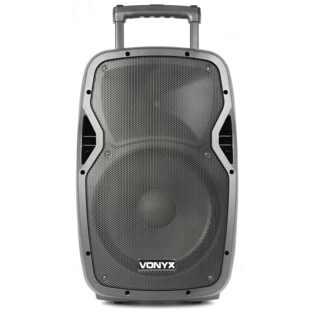 Vonyx AP1200BP 12″ Portable Speaker With Wireless Microphones - 600W 5 Vonyx AP1200BP 12″ Portable Speaker With Wireless Microphones - 600W - Image 3