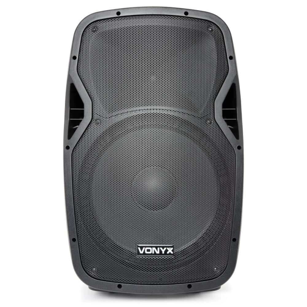 Vonyx AP1500BP 15″ Portable Speaker With Wireless Microphones - 800W 5 Vonyx AP1500BP 15″ Portable Speaker With Wireless Microphones - 800W - Image 3