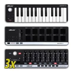 EASYMIDI Complete MIDI Controller Set - Keys, Pads, DAW Control