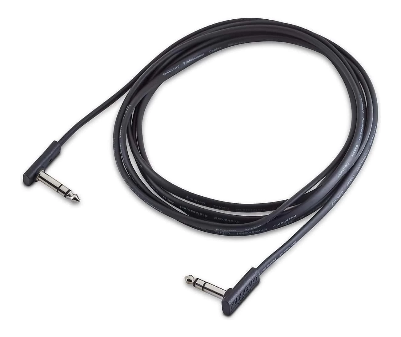 RockBoard Flat Patch TRS Cable 300cm - Black 4 RockBoard Flat Patch TRS Cable 300cm - Black - Image 2