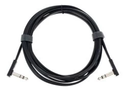 RockBoard Flat Patch TRS Cable 300cm - Black