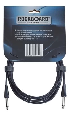 RockBoard Flat Lead Instrument Cable - 3m -Music Equipment Store WR FLATI 300 SS 2