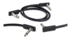 RockBoard Flat Patch Cable - Black Connectors - 5cm 10 RockBoard Flat Patch Cable - Black Connectors - 5cm -Music Equipment Store WR FLATP 5 BK 2