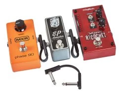 RockBoard Flat Patch Cable - Black Connectors - 5cm 12 RockBoard Flat Patch Cable - Black Connectors - 5cm -Music Equipment Store WR FLATP 5 BK 4