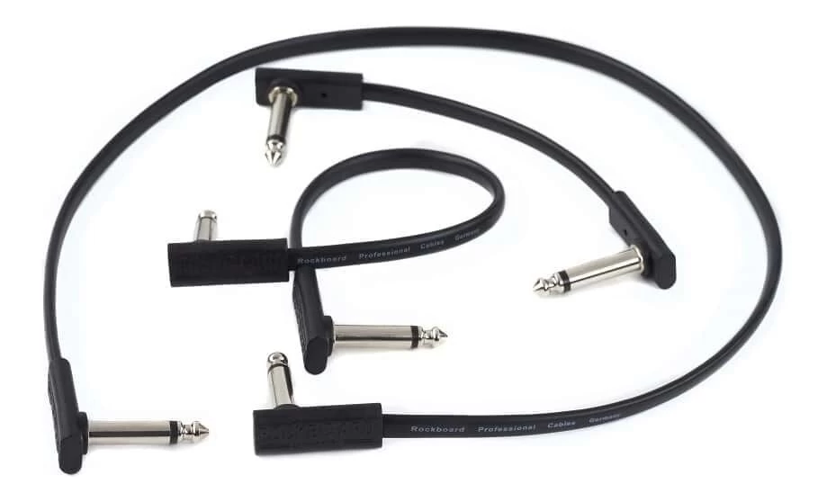 RockBoard Flat Patch Cable - Black Connectors - 5cm 8 RockBoard Flat Patch Cable - Black Connectors - 5cm - Image 6