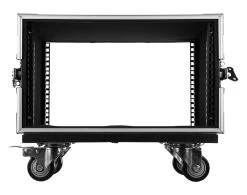 SWAMP Wooden 19 Inch Rack 6U Flight / Road Case On Wheels -Music Equipment Store WR6U W 3