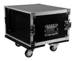SWAMP Wooden 19 Inch Rack 6U Flight / Road Case On Wheels -Music Equipment Store WR6U W 4