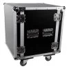SWAMP Wooden Shockproof 19 Inch Rack 12U Flight / Road Case On Wheels -Music Equipment Store WRAP 12U W