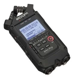 Zoom H4n PRO Handy 4 Track Portable Digital Audio Field Recorder - Black -Music Equipment Store ZM H4nPro BK 5