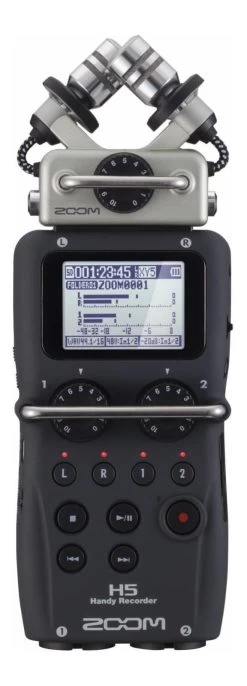 Zoom H5 Handy Portable Digital Field Recorder With Interchangeable Mics