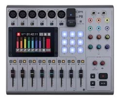 Zoom PodTrak-P8 Portable Multitrack Podcast Recorder -Music Equipment Store ZM PODTRAK P8 1