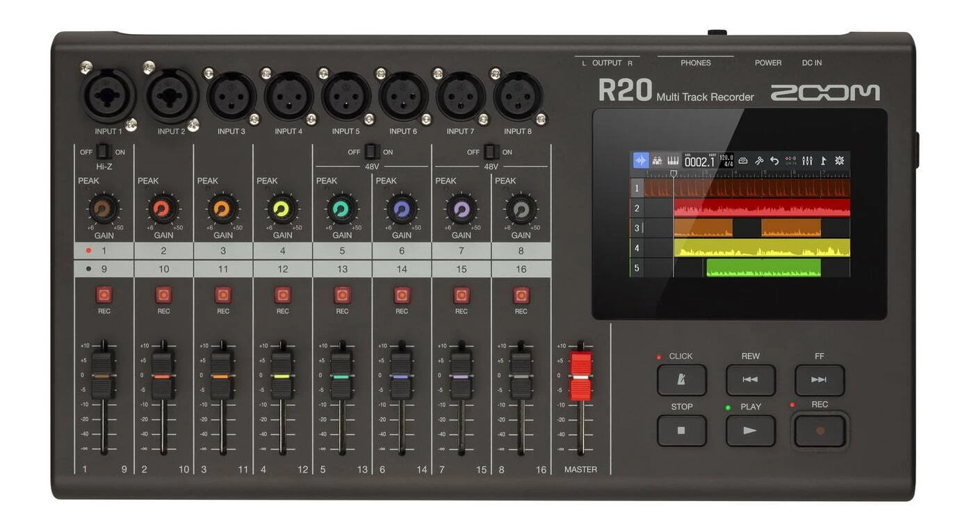 ZOOM R20 Multi Track Recorder Control Surface Audio Interface 3 ZOOM R20 Multi Track Recorder Control Surface Audio Interface