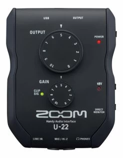 ZOOM U-22 USB Handy Mobile Recording And Performing Audio Interface