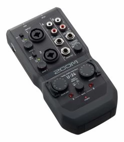 ZOOM U-24 USB 2 In 4 Out Handy Mobile Recording And Performing Audio Interface -Music Equipment Store ZM U 24 2